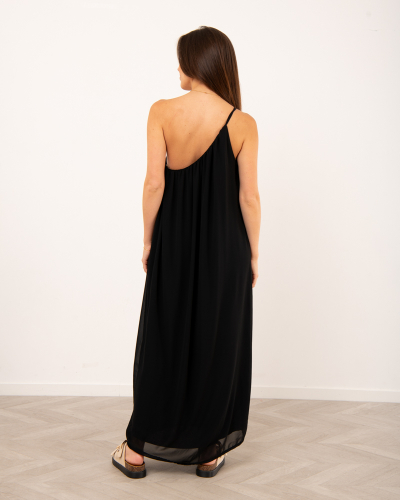 Robe longue asymétrique