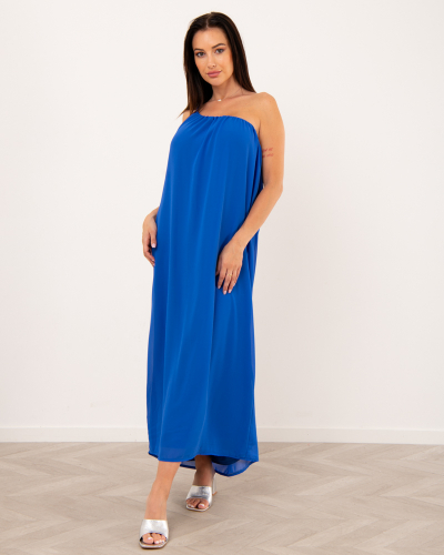 Robe longue asymétrique