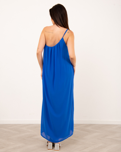 Robe longue asymétrique