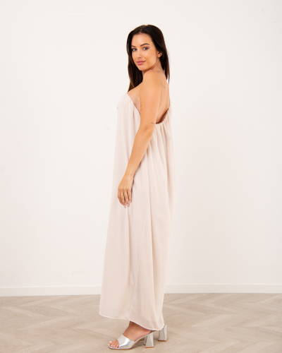 Robe longue asymétrique