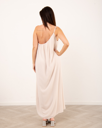 Robe longue asymétrique