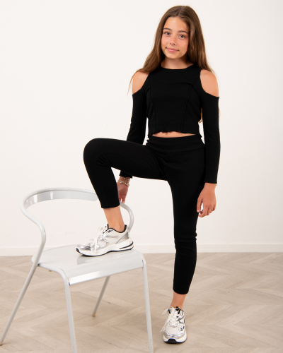 Legging strié