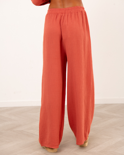 Pantalon gaze de coton