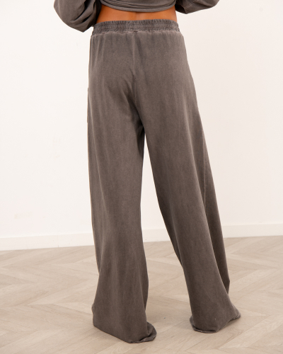 Pantalon jogg délavé poches