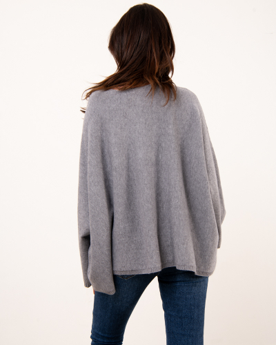 Pull oversize manches courtes