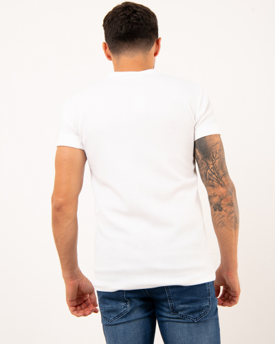 T-shirt col en v