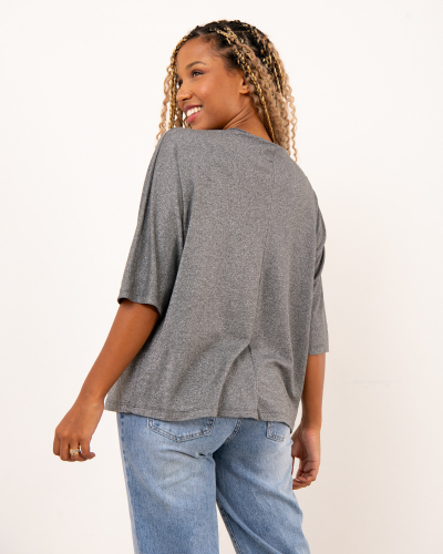 Top oversize lurex