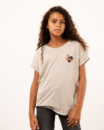 T-Shirt coeur léo