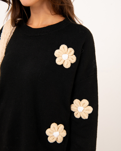 Pull fleurs