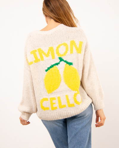 Gilet alpaga citron