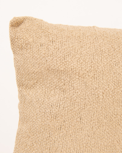 Coussin beige foncé