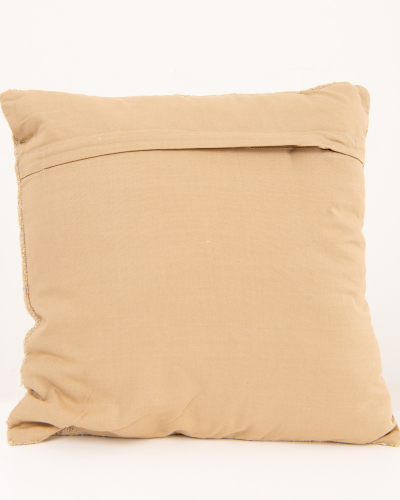 Coussin beige foncé