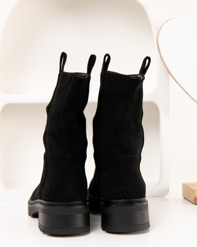 Bottines suedine