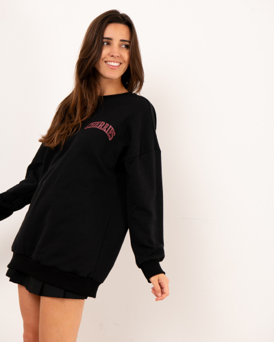 Robe sweat cerises