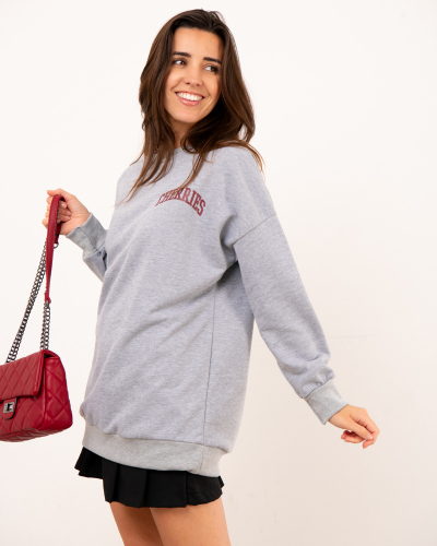 Robe sweat cerises