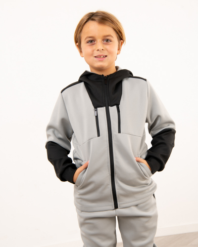 Veste jogg bicolore