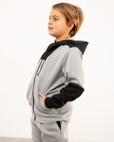 Veste jogg bicolore