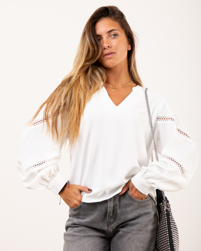 Blouse ajourée