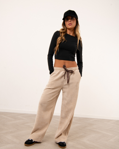 Pantalon lacet léo