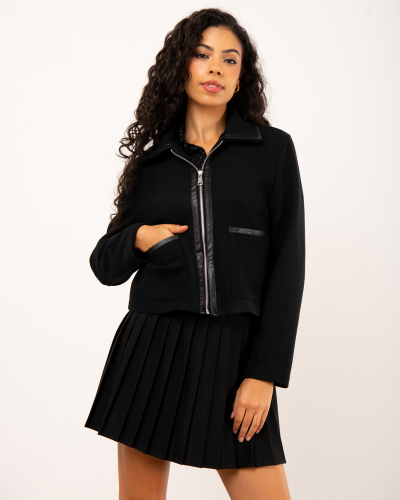 Veste courte zip