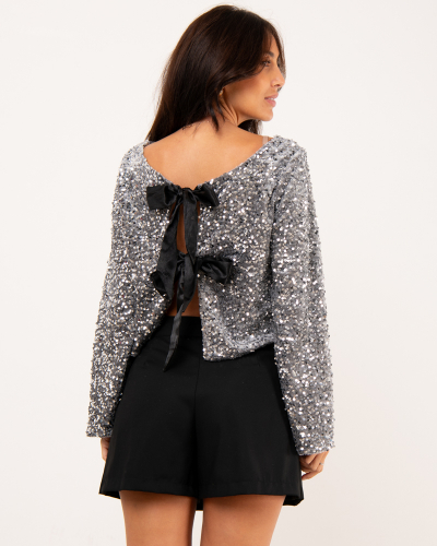 Pull paillettes