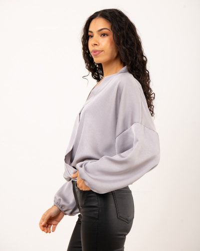 Blouse effet froissé