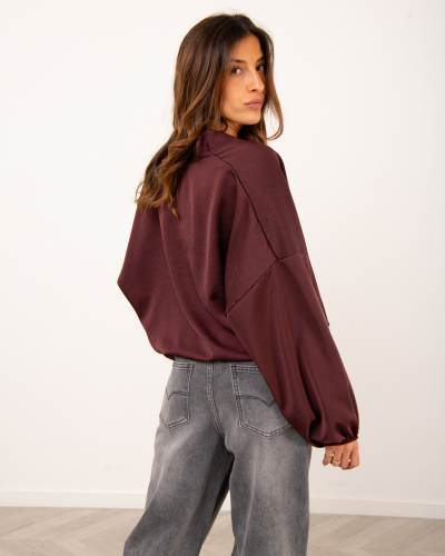 Blouse effet froissé