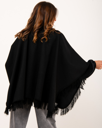 Poncho franges