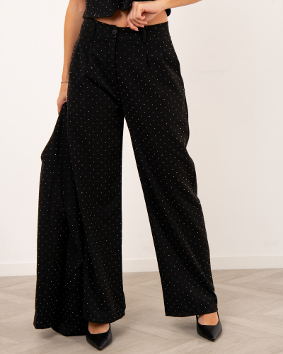 Pantalon multi-strass