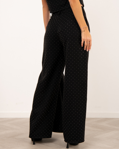 Pantalon multi-strass