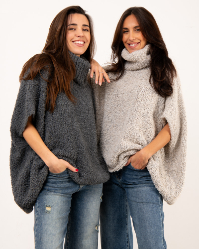 Pull oversize alpaga