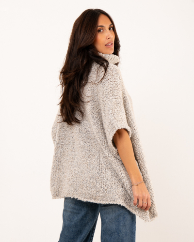 Pull oversize alpaga