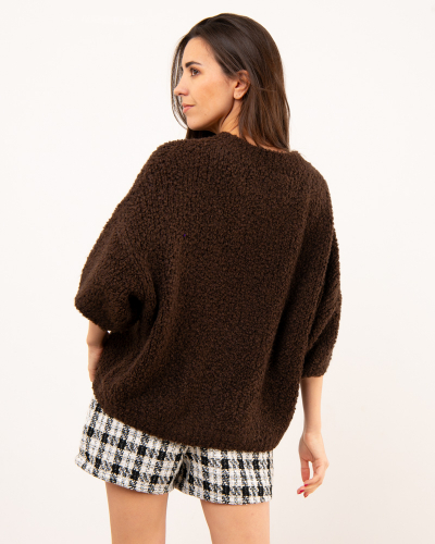 Pull oversize alpaga