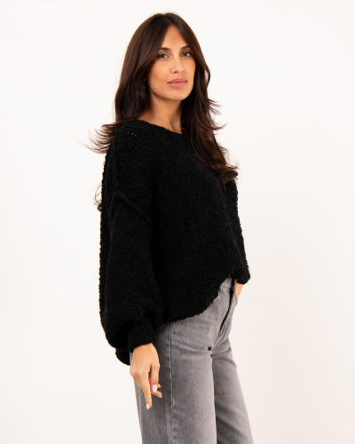 Pull oversize alpaga