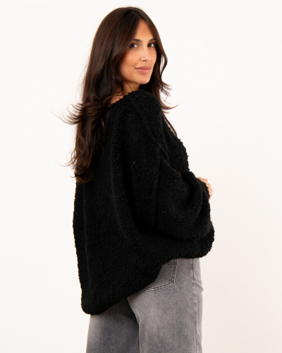 Pull oversize alpaga