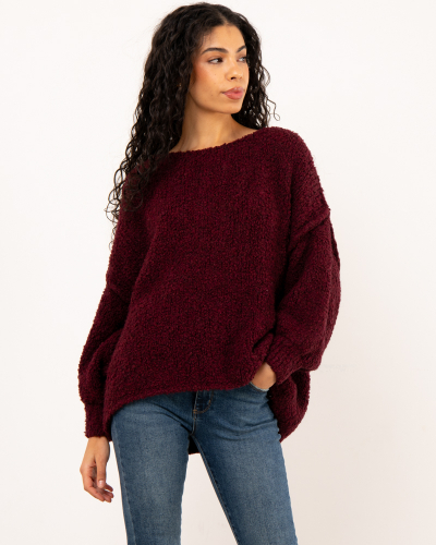 Pull oversize alpaga