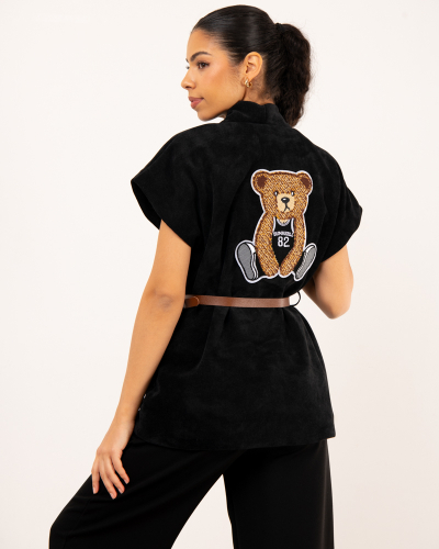 Veste sans manches ours