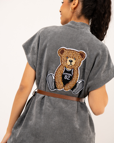 Veste sans manches ours