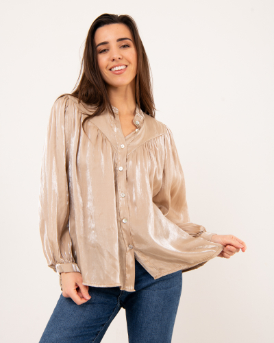 Blouse irisée