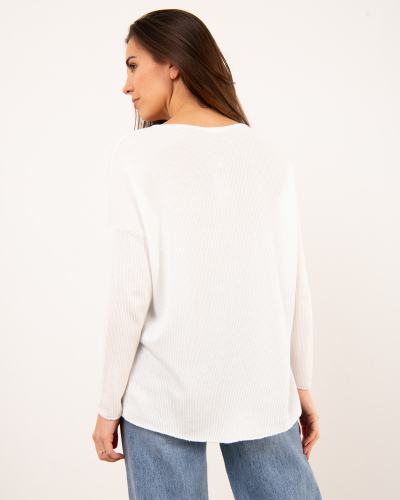 Top oversize chenille