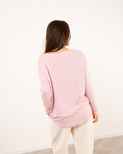 Top oversize chenille