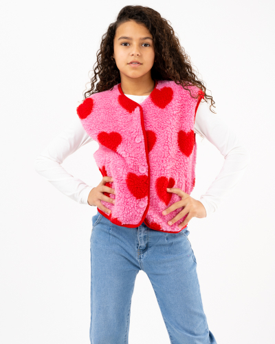 Gilet coeur