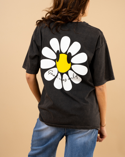 T-shirt fleur smile