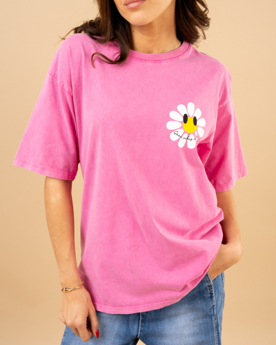 T-shirt fleur smile