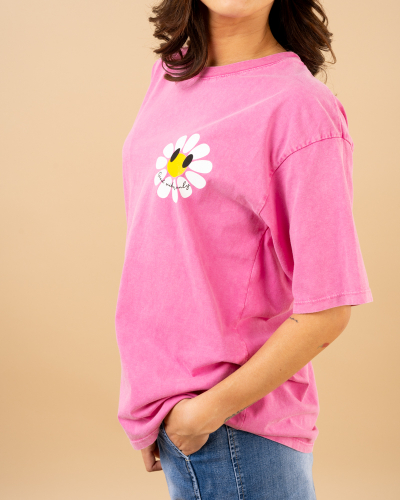 T-shirt fleur smile