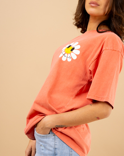 T-shirt fleur smile