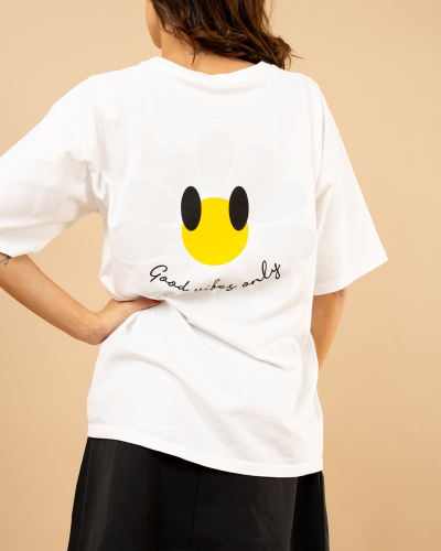 T-shirt fleur smile