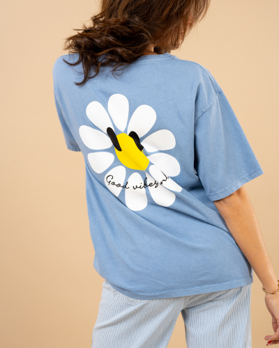 T-shirt fleur smile