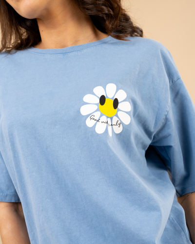 T-shirt fleur smile