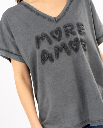 T-Shirt délavé Amore